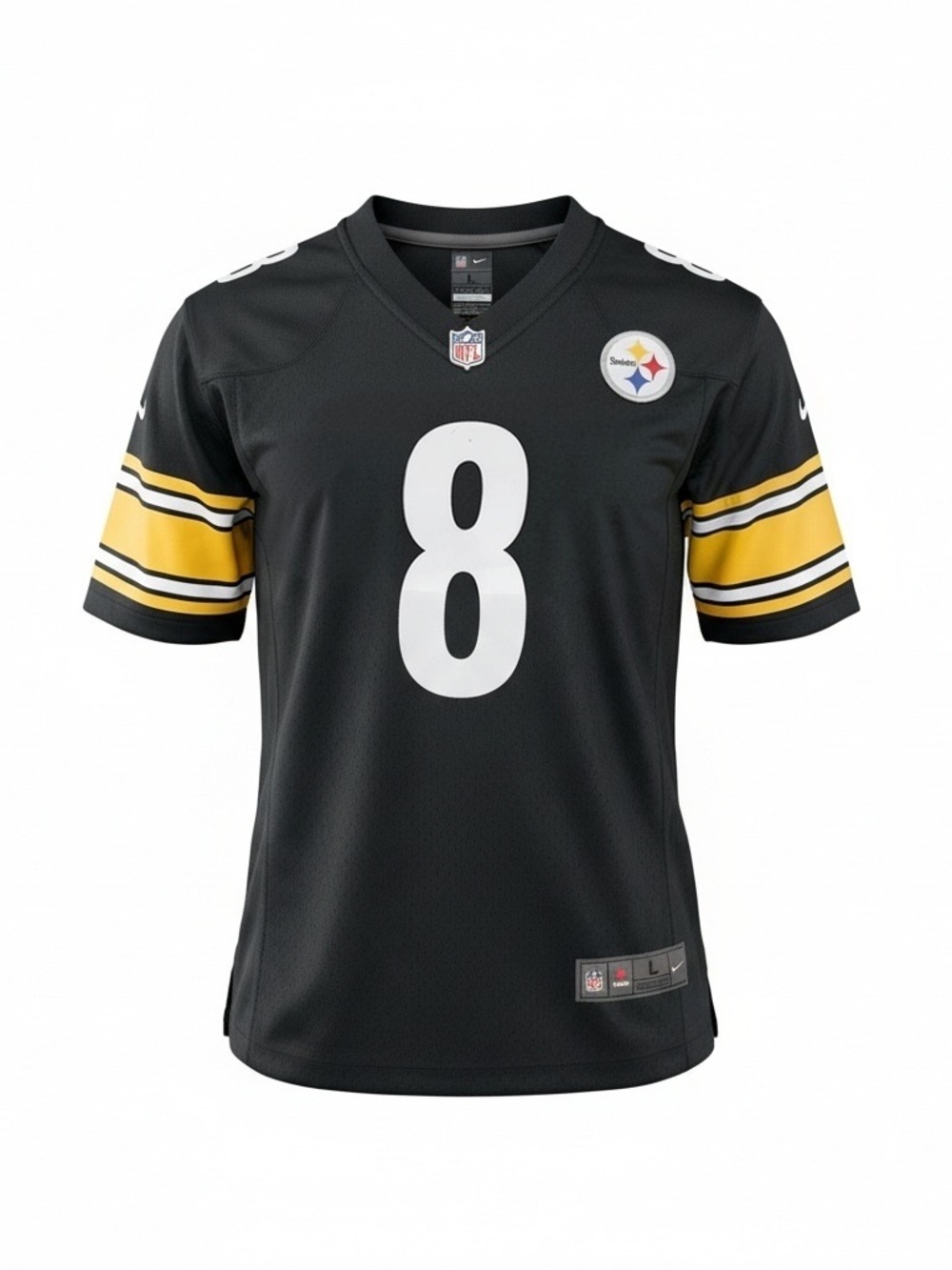 Youth Large Nike Pittsburgh Steelers #8 Football Jersey in Black & Gold Pickett